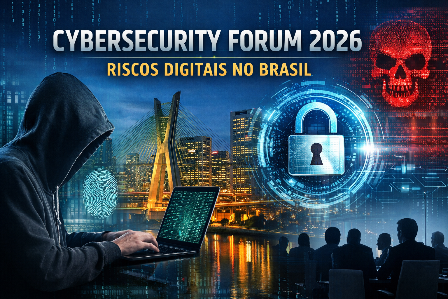 Cybersecurity Forum 2026 debate riscos digitais, IA e cibersegurança no Brasil. Veja tendências e impactos para empresas.