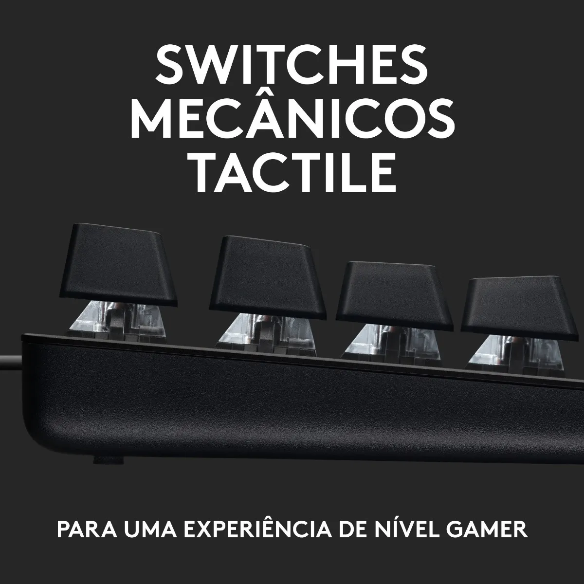 Teclado Mecânico Gamer Logitech G413 SE com Layout ABNT2