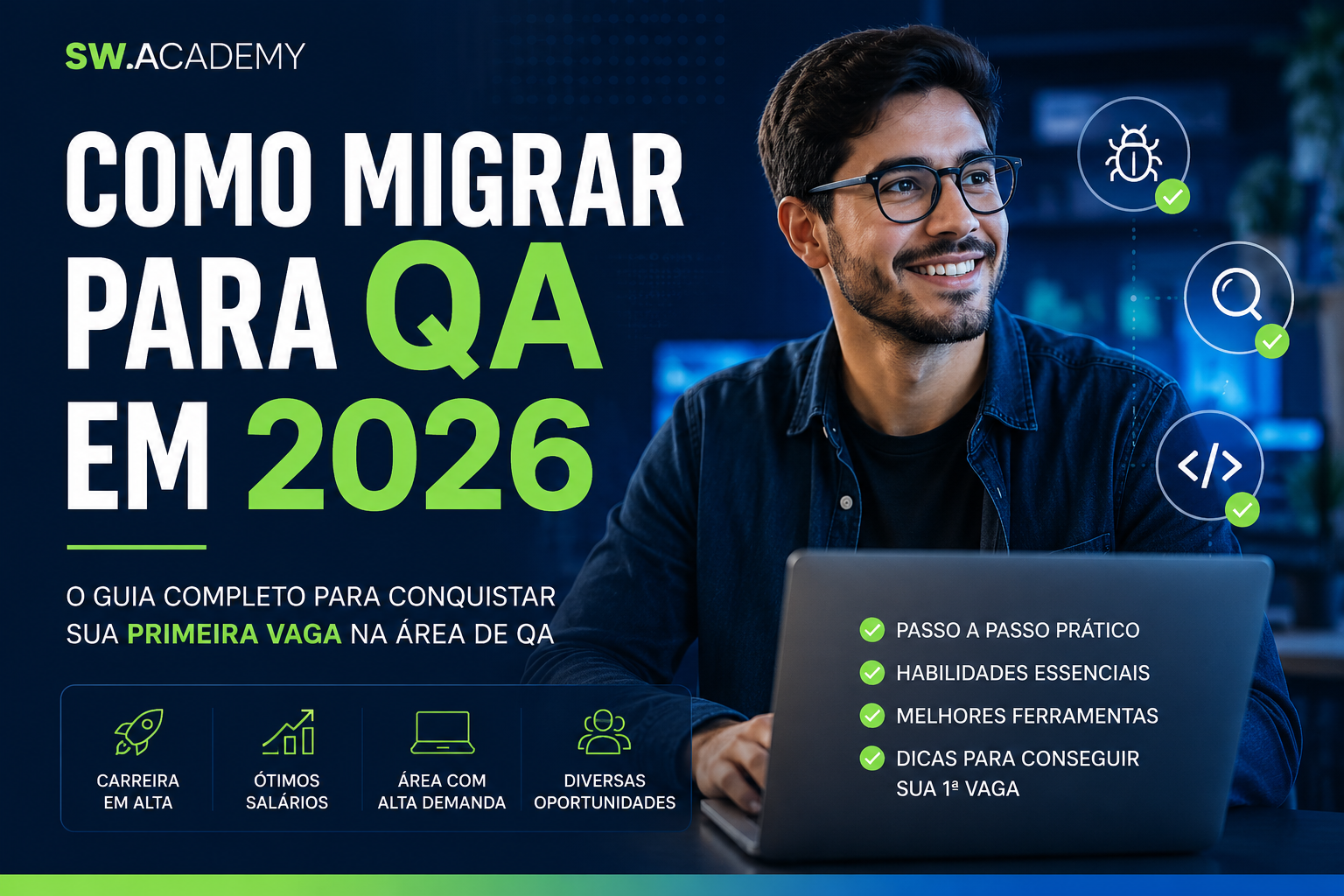 Artigo explicando como migrar para a área de QA